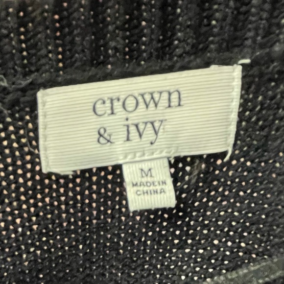 Crown & Ivy Knit Preppy Flounce hem pullover - Picture 8 of 8